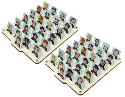 Juego Adivina Quién,Juego De Mesa Familiar Interactivo para Padres E Hijos - Interactivo Educativo Clásico para El Pensamiento Lógico y Actividades De Viaje Fiestas Infantiles