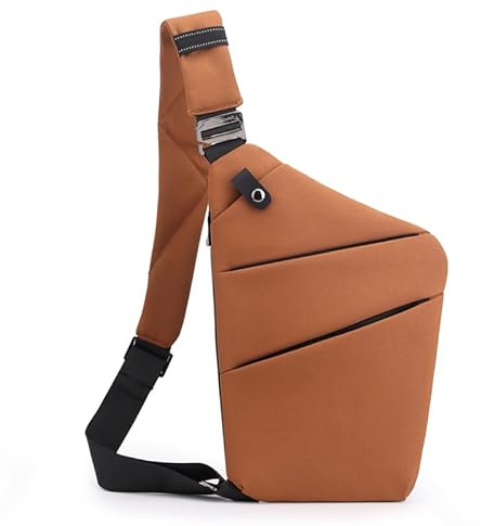 BIRDDIE Anti Theft Travel Bag, One Shoulder Large Capacity Cross-body Bag | Chest Fashion Lightweight Sling Bags for Travel Sports