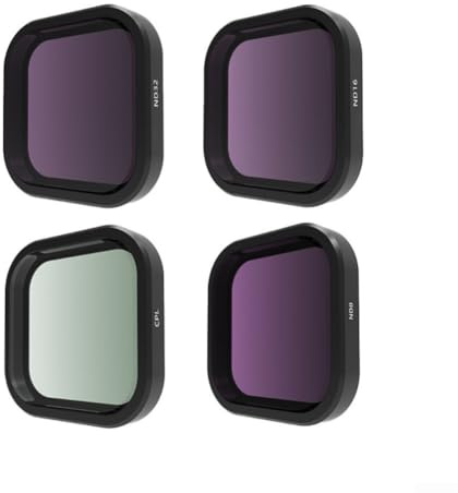 Essential Filter-Set für Hero 11, 10, 9, 8, 7 – ND, CPL & UV-Filter für Action-Kamera-Fotografie (4-in-1)
