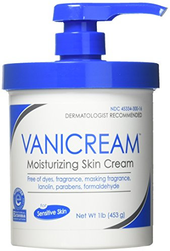 Vanicream Moisturizing Skin Cream with Pump Dispenser 1 lb / 453 g by Vanicream