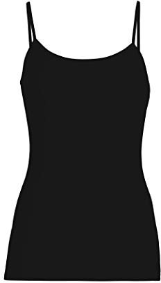 Icebreaker Damen 100% Merino Wolle Everday Cami Top mit Rundhalsausschnitt - 175 Ultraleichtes Material - Schwarz, S
