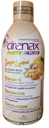 Drenax Forte Ginger&Lemon Integratore Alimentare 750 ml, 1