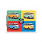 Nostalgic-Art Retro Kühlschrank-Magnet, 6 x 8 cm, VW Bulli – Pop Art – Volkswagen Bus Geschenk-Idee, aus Metall, Vintage Design