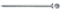 fischer - Vis à bois PowerFast II 5,0x80 Tête fraisée, empreinte PZ, zingué blanc, filetage partiel/Boite de 200