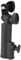 Keenso Umbrella Stand, Push Trolley Umbrella Holder Plastic Stand Pull Clamp Mount Cart Black clicgear