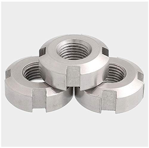 Schlitzrunde Mutter aus Edelstahl 304-M35 * 1,5