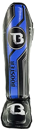Booster Pro Range BSG V9 Schienbeinschoner – Handgefertigt in Thailand, Profi Shin Guards mit Memory-Schaum & Extra Schutz für Muay Thai & Kickboxen