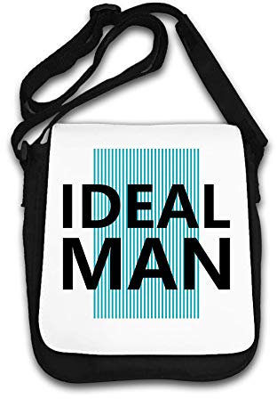 Ideal Man Blue Line Art Schultertasche