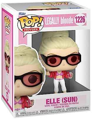 Funko POP! Movies: Legally Blonde - Elle in Sun | Offizieller Fanartikel und Merch - Vinyl Sammelfigur als Regal Deko - Geschenkidee zum Geburtstag für Fans und Sammler