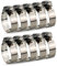 InduSKY Schlauchschelle Set 21-38mm Einstellbare Edelstahl Schlauch Clips Rohrschellen Schlauchklemmen Sortiment Kit für Haus Gas Rohr, Wasser Rohr, Tank, Automobil-Tubing 10 Stücke (21-38mm)
