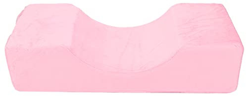Patches Wimpernverlängerung Gel Pads, Kissen Unterstützung Zum Schutz des Nackens Beauty Memory Foam Kissen, Make-up Wimpern Nackenkissen für Haartransplantation Kissenbezug(Rosa)