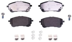 HELLA 8DB 355 040-191 Brake pad set - with acoustic wear warning - T2851 - for e.g. SUZUKI/TOYOTA