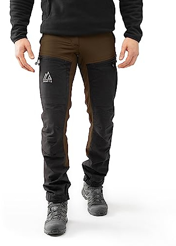 MNT10 Wanderhose für Herren – Leichte Outdoor Hose I Atmungsaktiv & Wasserabweisend I Praktische Taschen & Robuste Nähte | Clay Brown, XL