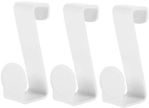 Kisangel 9pcs Potty Seat Hook Z-Shaped Hook Household Bathroom Hanger for Toilet Seat in Bathroom Door