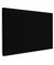 MuchoWow© Bild auf Leinwand Groß 120x80 cm XXL Schlafzimmer Bilder Wand Schwarze Deko Wohnzimmer Modern Wanddeko Bilderwand Geschenk Schwarz - Muster - Innenraum - Massiv - Dunkel
