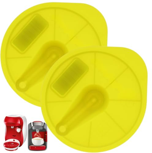 FIND A SPARE Service Cleaning T-Discs Yellow Compatible with Tassimo T20/T40/T65/T85/Bosch Spare Part Plastic T Disc (Pack of 2)