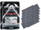 Auto Nano Glitter Tuch Autolack Kratzer Dekontamination Reinigung Und AMQ259 (Black, 20x10cm)