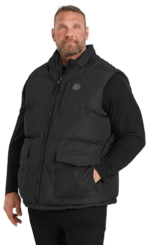 BadRhino Big & Tall Zip Through Gilet - Men's - Plus Size Curve