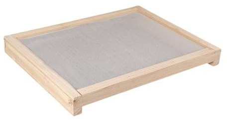 Colcolo Wood Tray Incense Drying Net Stable Lightweight Incense Sun Mesh Multiuse for Incense Beads Incense Plaques Stick Incense, M