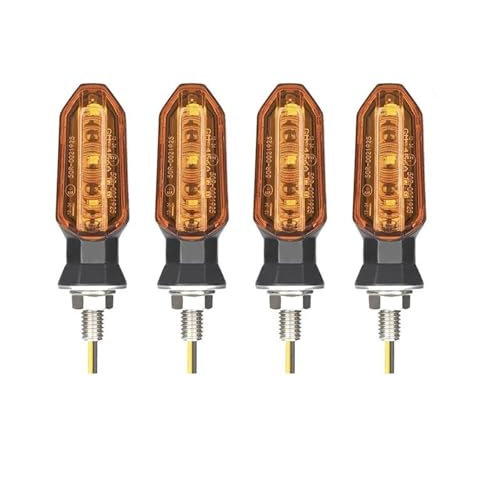 Verkehrsanzeigen Motorradblinker, Blinker, Blinker Vorne Und Hinten, Für Aprilia RS 660 125 Shiver 750 RS660 RS125 RSV4 RSV4R(Bernstein,4 Stück)