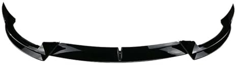 EKEGUY Frontspoiler 3 Teile/Satz Auto Vorderen Stoßfänger Lip Spoiler Splitter Für Tesla Für Model Y 2021-2023 Front Spoiler Lippe(Glänzend schwarz)
