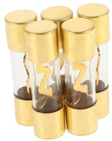 Healifty 5 Pièces Fusible De Caisson De Basses Fusible Audio De Voiture Accessoires Audio De Voiture à Tube De Verre