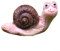Für charmante Schnecke aus Kunstharz für Gartendekoration, niedliche Figur für Landschaftsbau und Feengärten (braun)