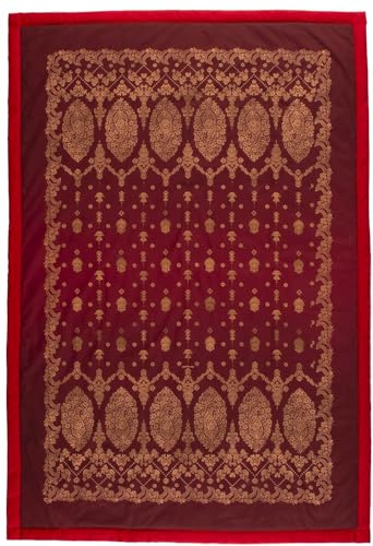 Bassetti Plaid Gold Decor (Bordeaux R1, 240x250)