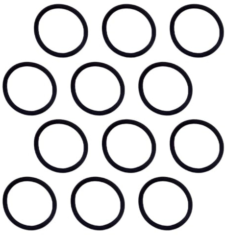 BESPORTBLE Nahtlose Haarring Haargummis Dehnbar und Einfach zu Tragen 100 Stück Schwarze aus Polyester und Kunststoff für Büro und Verabredungen bei Mädchen