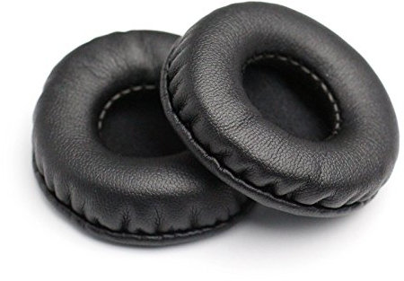 ShineCozy Premium Headphones Earpads Protein Leather Foam Ear Cushions,Headset Ear Pads Spare Replacement Parts (For Universal Size Diameter 50MM J-18)