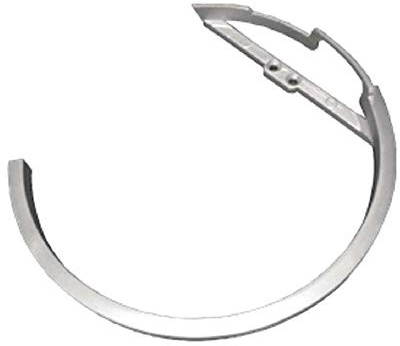 Buffalo Replacement Meat Slicer Blade Ring, Fits CD277 220mm | Shields fingers from moving parts during heavy-duty commercial meat prep, ensuring staff safety in busy kitchens.
