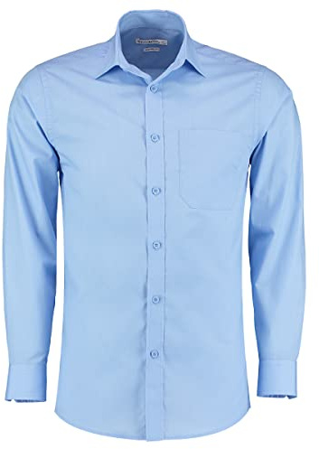 Kustom Kit Men's Men's Poplin Shirt (Long Sleeve) Business Shirt