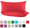 BaSaTex Doppelpack Baumwolle Renforcé Kissenbezug 40x80 cm | Kissenbezüge aus 100% Baumwolle | Kissenhüllen in Rot