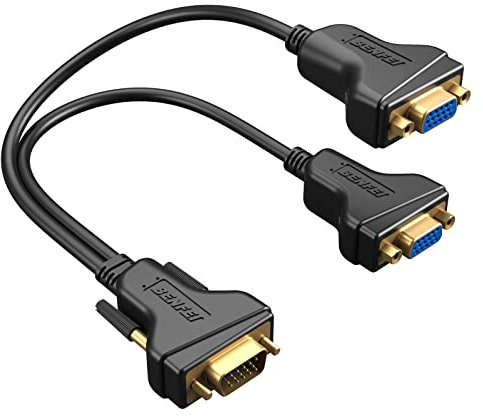BENFEI VGA Splitter Kabel VGA Y Splitter für Bildschirm Duplikation 0,3m
