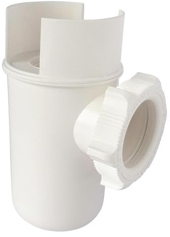 SOMATHERM FOR YOU, Siphon auto-étanche 1 NF pour groupe de sécurité, conforme NF079, raccordement 32mm, empêche les odeurs, installation facile par vissage, orientable