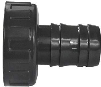 Boni-Shop PVC Schlauchtülle mit Überwurfmutter in verschiedenen Größen (2 IG x 38 mm)