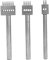 3Pcs Stanzwerkzeuge DIY Edelstahl flach Meißel Leder Meißel DIY Leder Locher Lederhandwerk Werkzeug Kit zum Nähen Poröser Lederpuncher(4 mm)