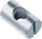 Kreuz Dübel Geschlitzt Metall Fassmuttern Fass-Mutter (25 Stück) Hex Verzinkt zum Möbel/Bett/Betten/Kinderbett/Stühle/Kinderbett Symmetrisch Dowels Nut Fasteners (10mm x 20mm)