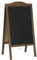 WASSERDICHT Rustikal handgemachtes holz Kreidetafel, Kundenstopper, Aufsteller Kreidetafel (120 x 60 cm), zweiseitiges Tafel, Werbetafel Holztafel Werbeaufsteller, Gehwegaufsteller