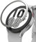 Ringke Bezel Styling Compatibile con Cover Samsung Galaxy Watch 5 e Galaxy Watch 4 44mm, Ghiera Anti Graffio Acciaio Inossidabile Adesiva Accessorio - Silver (44-04)