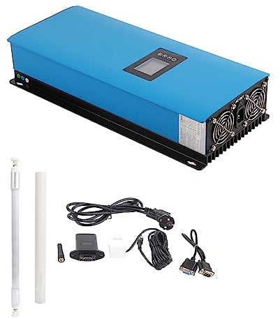 Wechselrichter 220V Windkraftanlage Netzwechselrichter mit Dump Load Resistance Set 2000W EU Stecker SUN-2000G2-WAL(with LIMTER with WiFi)