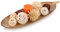 Hanobe Cuenco decorativo con diseño de hojas de popurrí: hoja, cuencos, cuencos, joyería, hogar, pasillos, decoración para rellenos de cristal, portavelas, madera