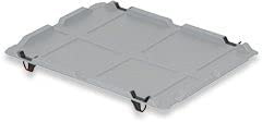 Auflagedeckel Set Eurobox NextGen mit 4 schwarzen Schiebeschnappverschlüssen | BxT 30x40cm | Eurobehälter, Transportbox, Transportbehälter, Stapelbehälter