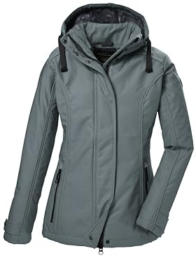 G.I.G.A. DX Damen Gw 23 Wmn Sftshll Jckt Softshelljacke/Outdoorjcake mit abzippbarer Kapuze