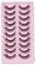 10 Pairs New Large False Eyelashes Handmade Fluffy Eyelashes Lashes European Eye P6J8 False Reusab And Thick