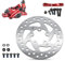 SYACHI Hydraulische Scheibenbremse Upgrade-Kit für Xiaomi Pro/Pro 2 Elektroroller, Umfassen 120 mm Bremsscheibe, Hydraulischer Bremssattel und Adapter