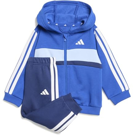adidas Unisex Baby Essentials Tiberio 3 Stripes Fleece Trackuit Jogginghose für Jugendliche/Baby (1er Pack)