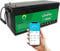 PacPow 12V 300Ah LiFePO4 Batterie mit Ladegerät,Bluetooth,200A Smart BMS,für Wohnmobil,Boot,Solaranlage, Wohnwagen,Solar,Haushalt