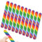 10 Pezzi Lime per Unghie, Lime per Unghie Professional, Bilaterale Strumenti per la Cura Degli Unghie, Strumenti di Manicure, Lima per Unghie Arcobaleno