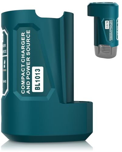 Batteria Ricambio per Makita/Bosch 12 V, Batteria e Caricabatterie Batterie al Litio per Makita 10,8 V LXT BL1013 BL1014, per Bosch BAT414 BAT411, Utensili a Batteria per Makita/Bosch (Per Makita)